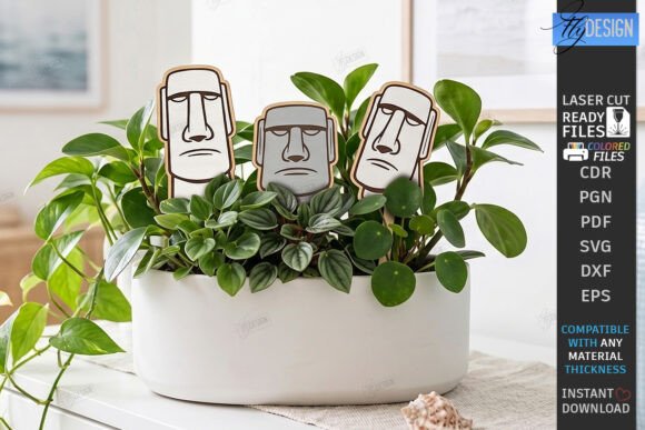 Download Decorative Plant Stakes Laser Cut | CNC - Decorative Collection