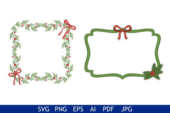 Download Christmas Decorative Frame Border Set - Decorative Collection