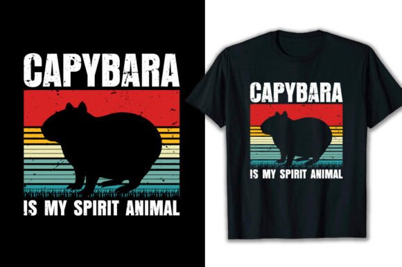 Download Capybara is My Spirit Animal T Shirts - Animal t shirts Collection